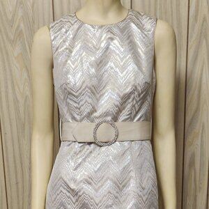 Trina Turk dress 4 vintage cocktails metallic